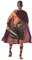 The Costume Center Red and Gold Spartan Warrior Men Adult Halloween Costume - Extra Large